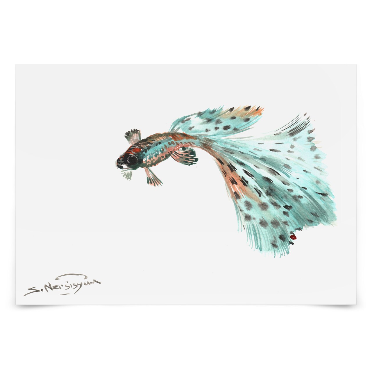 Guppy Fish  by Suren Nersisyan  Poster - Americanflat